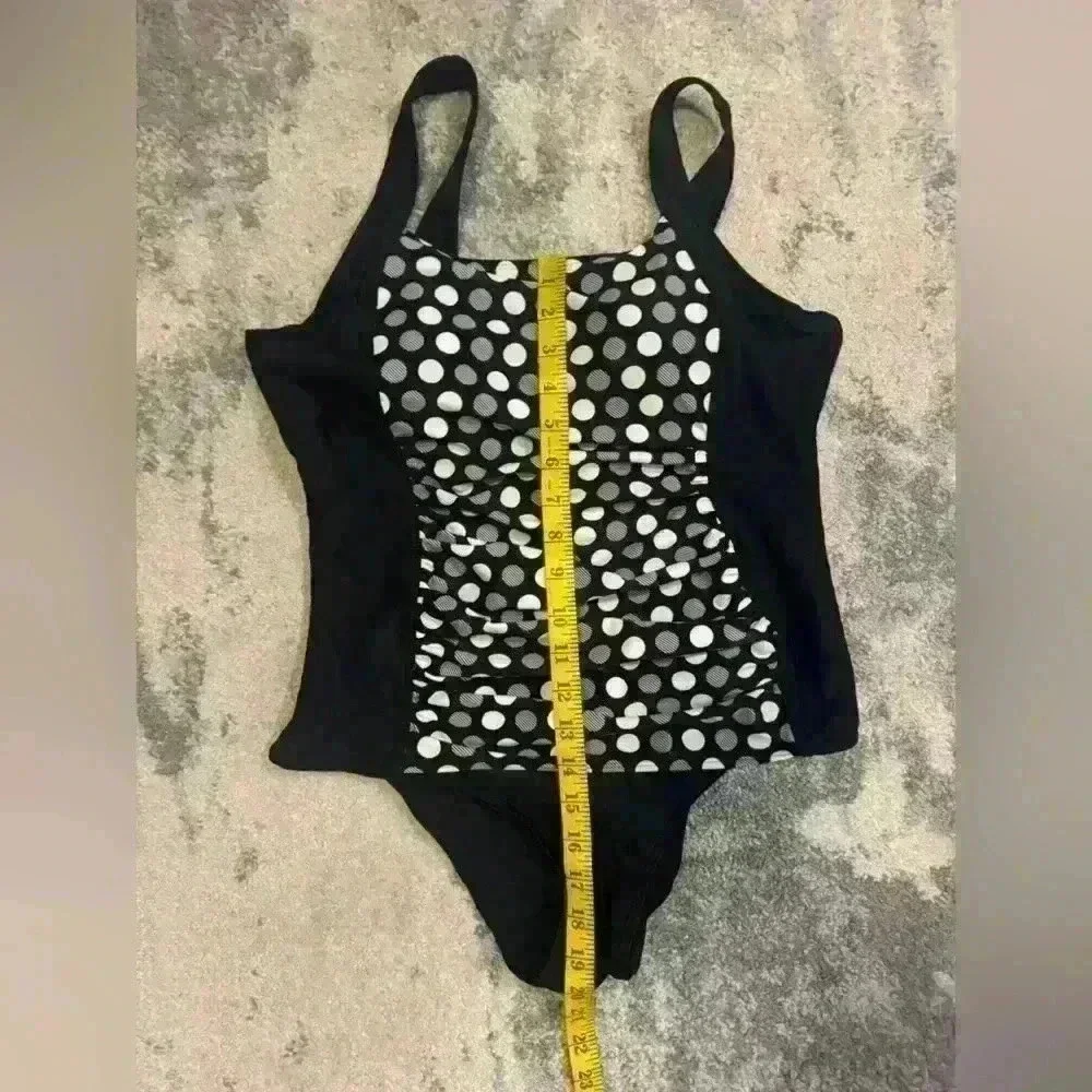 Women’s Polka Dot Tummy Coverage One Piece